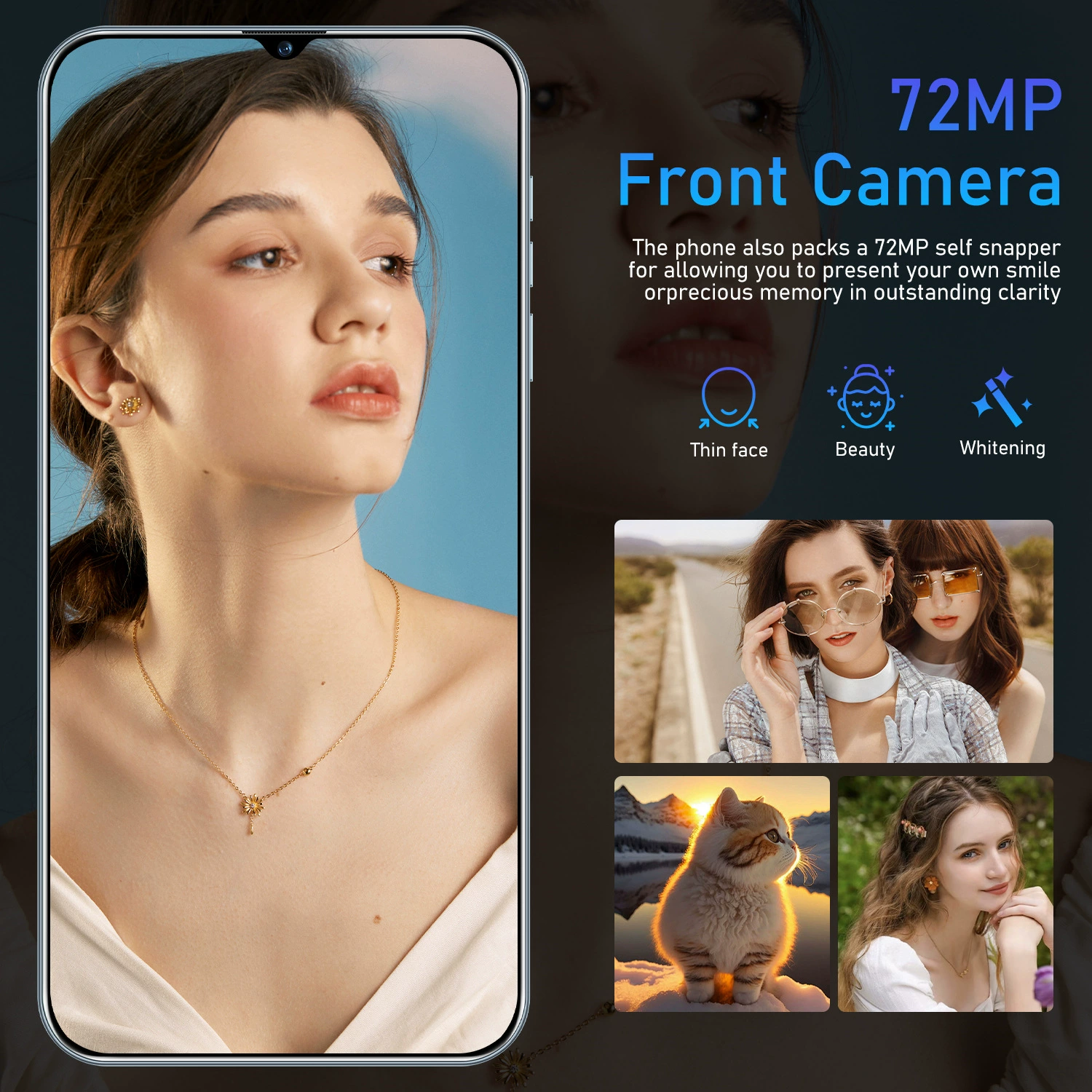 Кросс-бордер мобильный телефон RENO11 PRO 6.8-дюймовый Incell большой экран 2+16ГБ все-в-одном внешнеторговый представитель на Android устройства