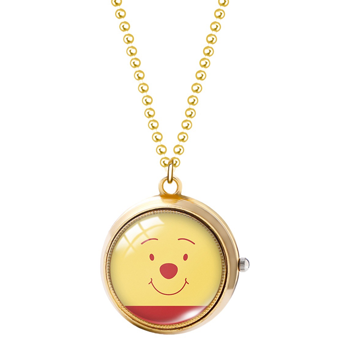 Reloj de bolsillo giratorio bidimensional de dios original transfronterizo Genshin Impact estudiantes hombres y mujeres giratorio collar colgante reloj image 1