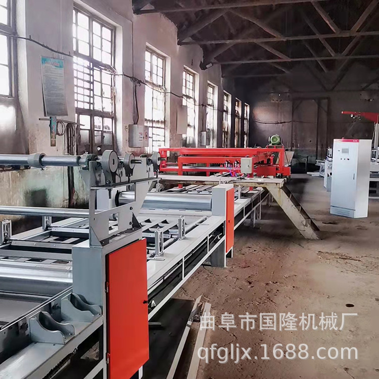 菱镁板生产设备 建筑免拆模板生产线 玻镁水泥纤维板生产线