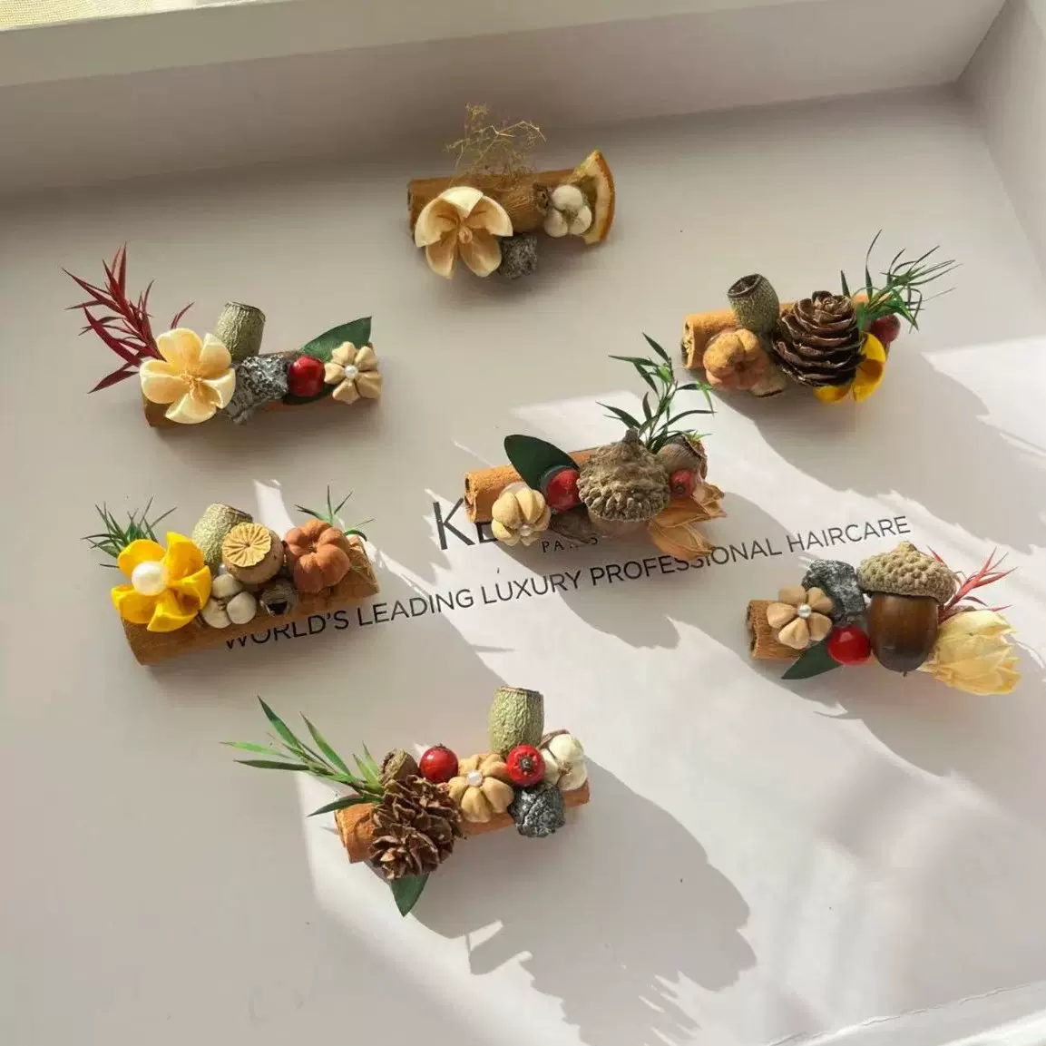 真花干花永生花胸花森系韩式胸针暖秋果实草坪婚礼新郎新娘伴娘