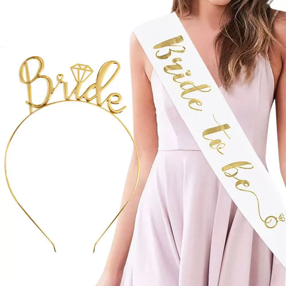 Свадебная вечеринка Бride to be Лента для свадебной вечеринки