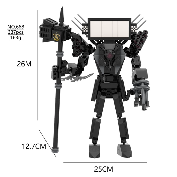 668 Warhammer TV Man 337PCS [New Product Recommendation]