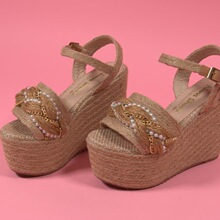N 60920 Sheepskin Platform Sandals ��Ů����Ь ŷ���羳