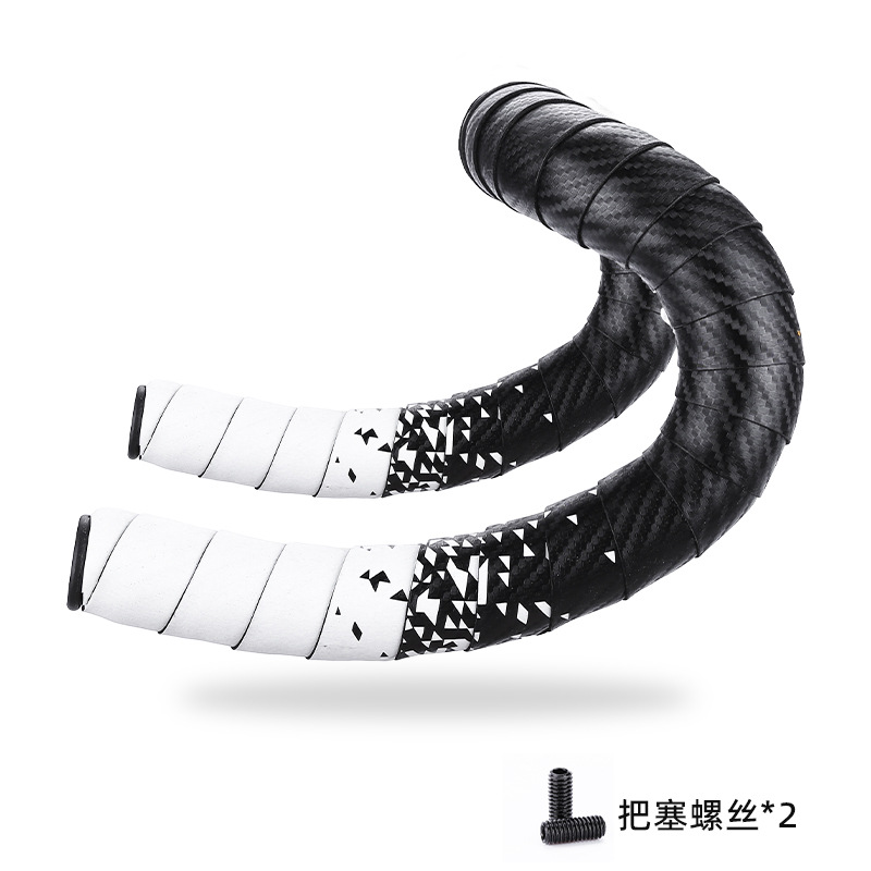 YUUISD bicicleta de carretera correa de la manija de la correa de flexión de la bicicleta muerta volando gradiente de color cómodo transpirable correa de la manija