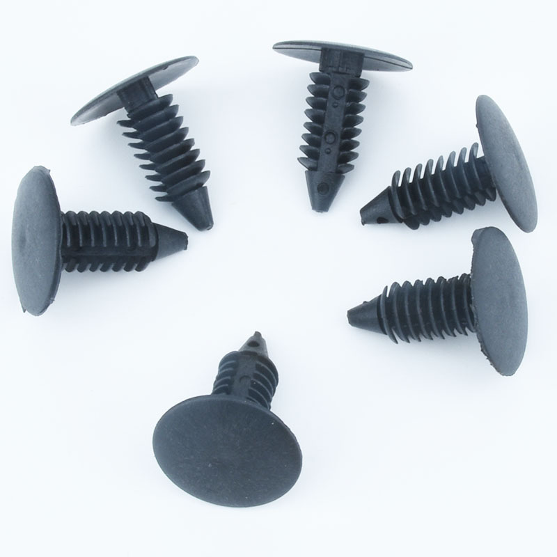 Hebilla de plástico negro Clip transfronterizo 8mm para forro de tronco placa decorativa remache hebilla de nylon