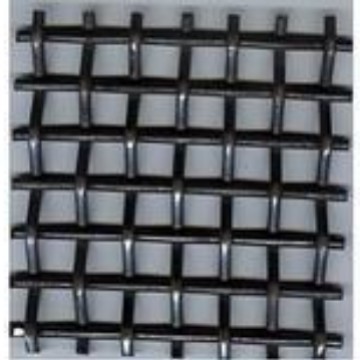 供应生产丝径1.6-10mm的高锰钢矿筛网、锰钢高频筛网