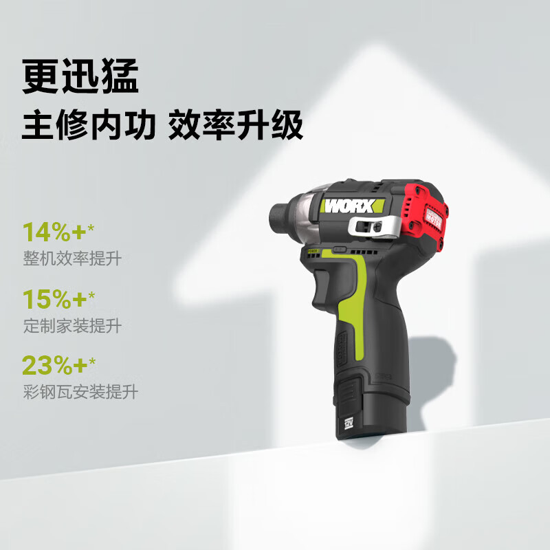 WEX WORX WU132X torsión eléctrica sin escobillas de litio eléctrico motor de choque taladro de mano doméstico