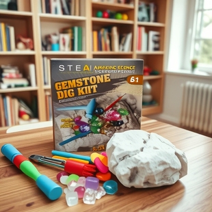 Cross-Border Archaeological Gem Digging Toys Dropshipping Kidsren's Educational Creative DIY Colorful Gem Digging Gemstone Dropshipping