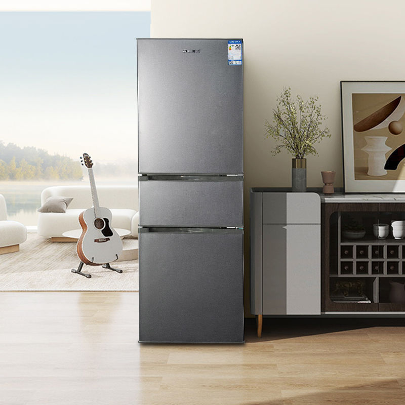 236 Large Capacity Three-Door Three-Temperature Household Refrigerator Soft Freezing Energy-Saving Kitchen Refrigerator One Piece Free Shipping