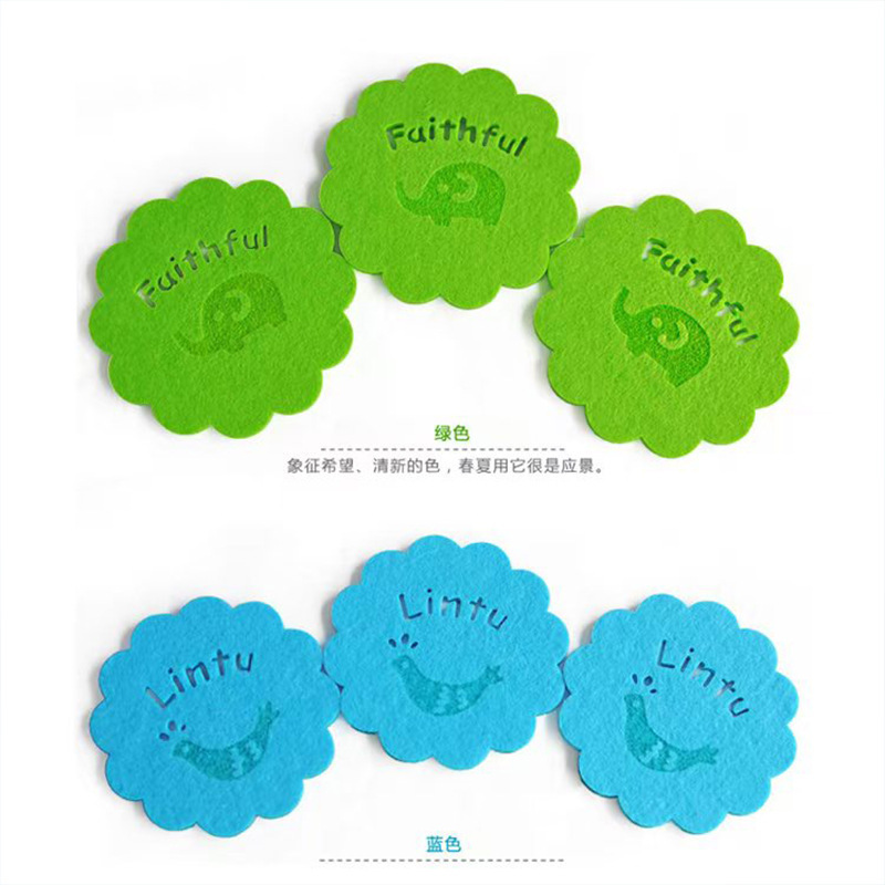 新款毛毡隔音棉毛毡装饰品小挂件各种毛毡图案字体颜色可DIY定制|undefined