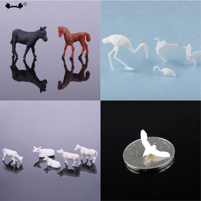 DIY沙盘模型制作动物模型 模型动物 场景配景配件 多规格1