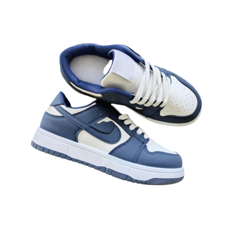 2025 nuevo estilo de pareja de corte bajo estudiante ligero zapatillas AJ a juego de color moda zapatos blancos de mujer hombre salvaje