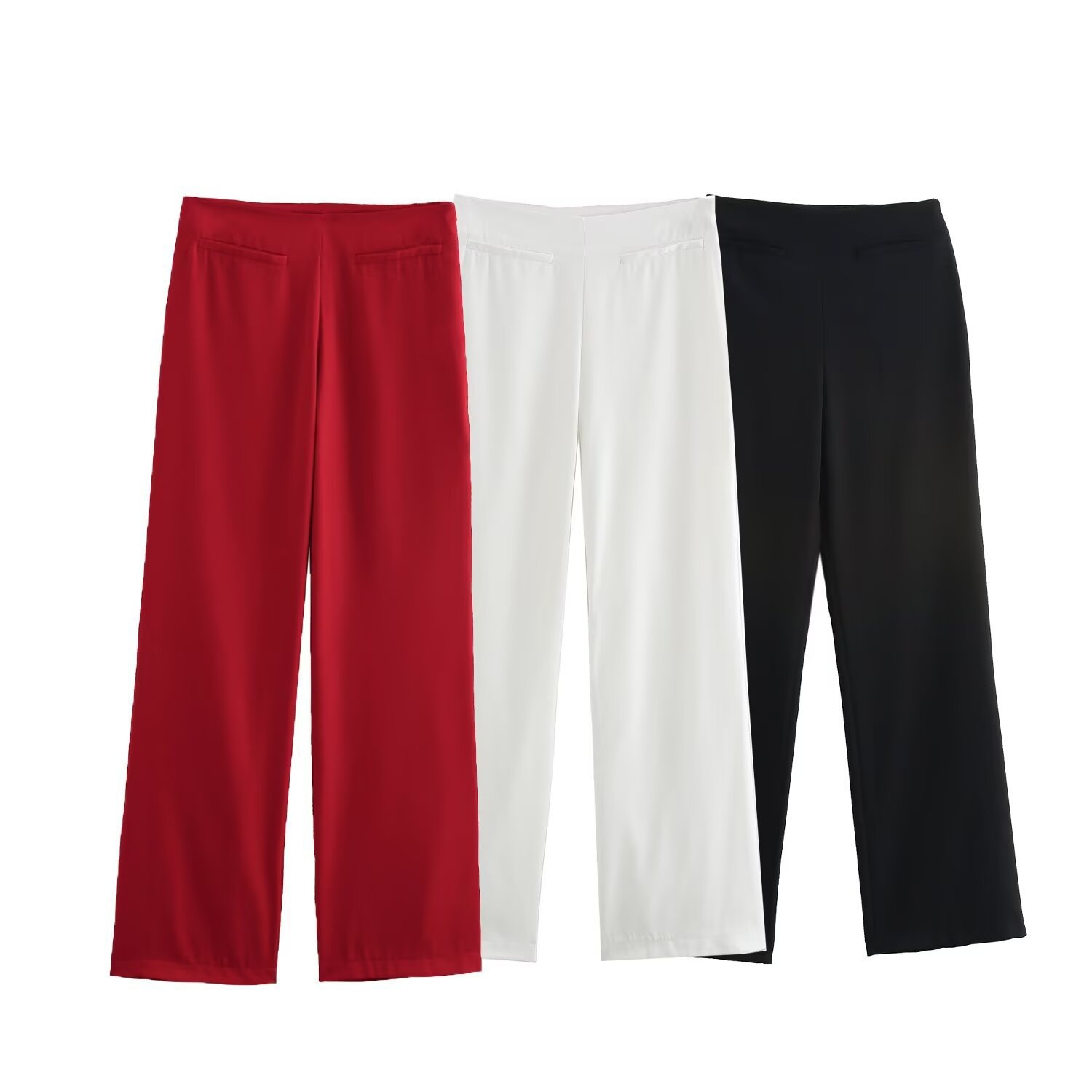 Damen Hierscht/Wanter 2024 Neit Split-Design mat Rimm, Tanktop an Hosen-Set_voghion.com