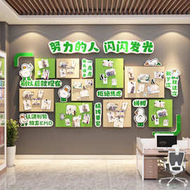 毛毡贴告栏展示板员工风采照片司办公室墙面装饰企业文化氛围布置
