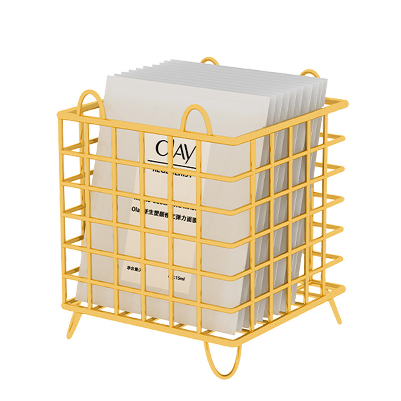 Caja de almacenamiento de máscara de escritorio梳妆台 lápiz labial perfumes joyas estante de almacenamiento cosméticos estante de almacenamiento de artículos de cuidado de la piel