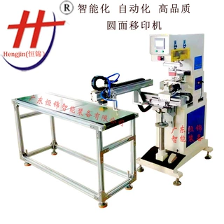 东莞全自动转盘移印机 过滤器塑料PP件器械玩具商标单色移印机厂