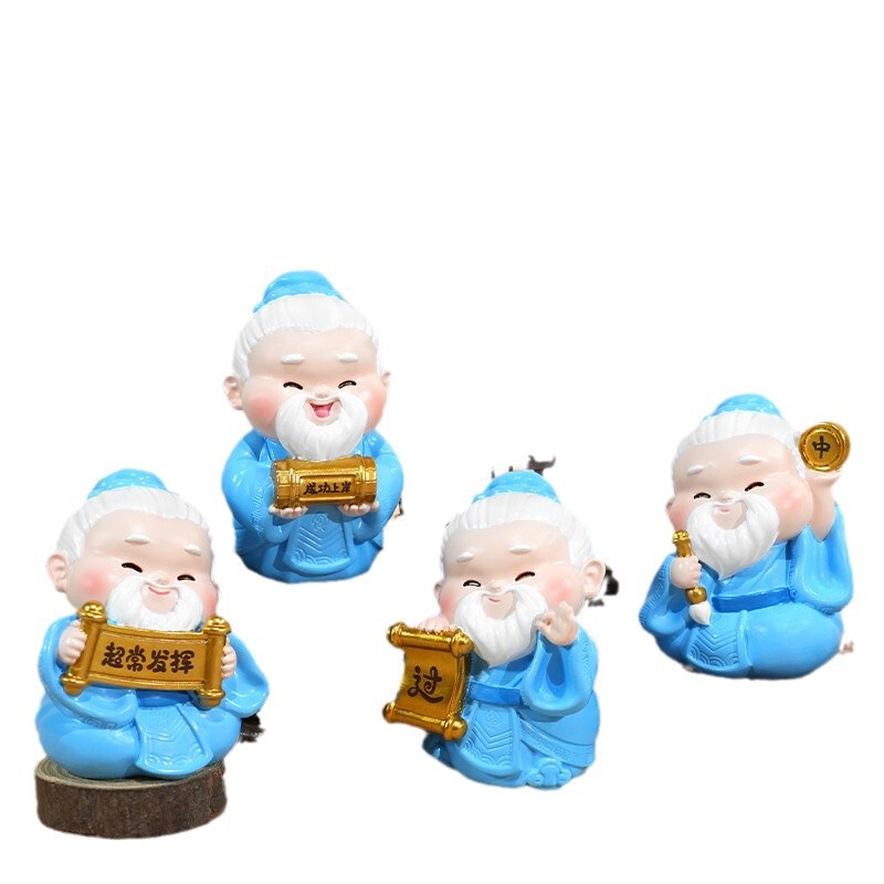 Wen Chuang Gifts Confucius Blessed Ornaments National Tide Good Meaning to be no. 1 Confucius Cartoon Cute Ornaments Gifts