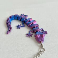 跨境新品蜥蜴壁虎逗猫可替换宠物玩具钥匙扣挂件包包装饰挂件装饰