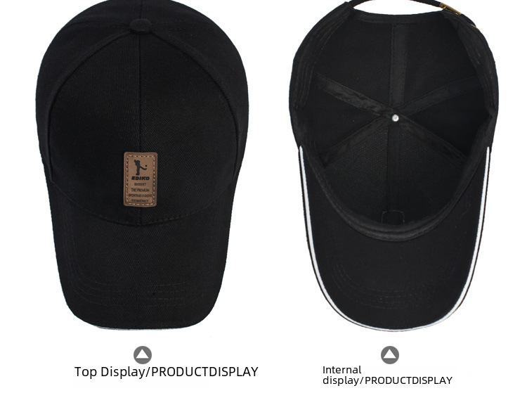 Hat Men and Women's Spring and Summer Cotton Baseball Cap Autumn and Winter Korean Sports Sun Hat Cap Sunscreen Sun Hat_voghion.com