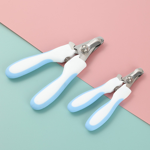 Pet Dog Nail Clipper with Alloy Blade, Cute Rabbit Ear Handle, Handheld with File, Cat Pet Supplies Wholesale