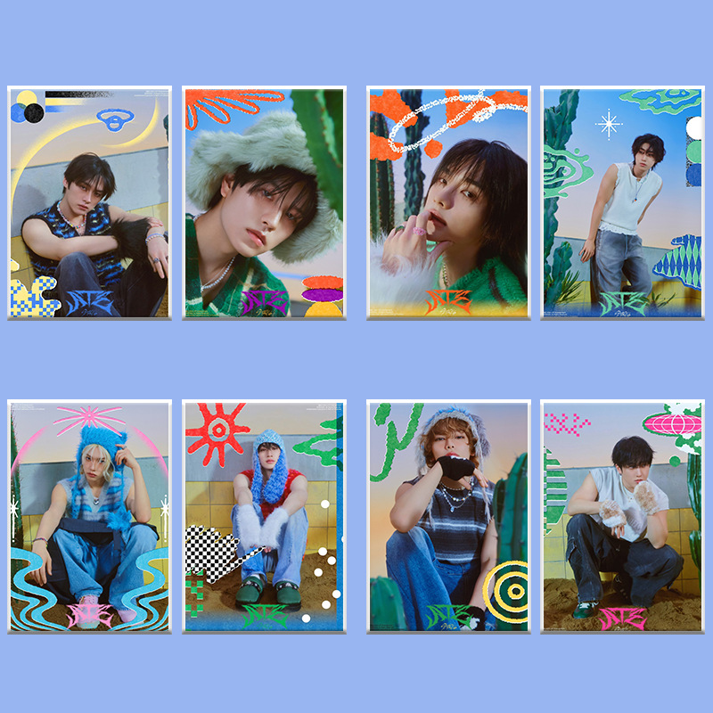 straykids ate预告照海报 方灿个人集体不干胶海报 墙贴画 装饰画