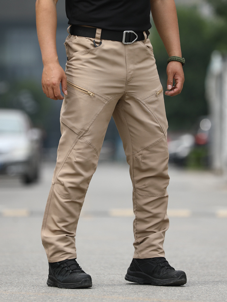Pantalones tácticos de punto de fábrica, pantalones para hombres, pantalones para fanáticos militares, pantalones de entrenamiento al aire libre, pantalones de senderismo de camuflaje de otoño e invierno, cónsul resistente al desgaste