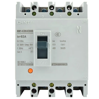 NM1系列塑壳断路器 四极级4P较高型63A-600A 三相四线380V空开