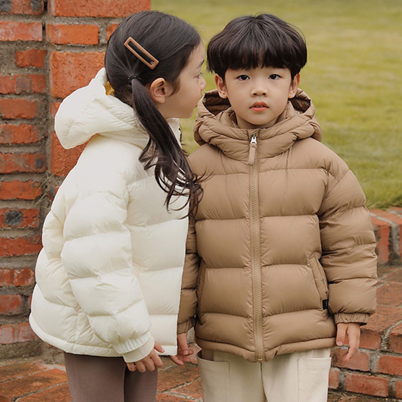 Children's down Jackets for Boys and Girls, Thickeneded Bread Jackets, Baby Clothes, Small and Medium-Sized Kidsren's Warm Winter Jackets, Kidsren's Clothing with Hoods