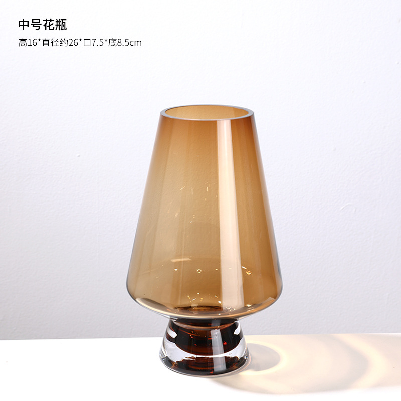 Florero de color de alta gama de lujo ligero, plato de fruta, combinación de color incorrecto, habitación modelo, decoración de mesa, decoración de flores, joyería de sala de exposición de invitados