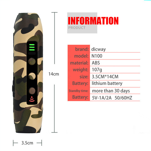 Cross-border new ultrasonic high-power dog repellent smart pet dog training device rechargeable bark stopper Amazon model