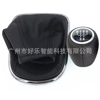 2012 shift knob — Cab and accessories - sk-chevy49-black-leather-black-stitch-set-r5-quick-drill-black-leather-tip-2-piece-set