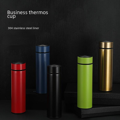 Creative Intelligent Water Cup Temperature Display Cup New 304 Stainless Steel Insulated Cup Gift Business Cup Straight Cup