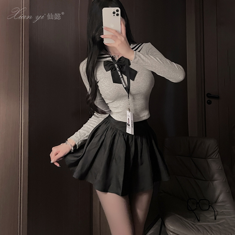 Fairy Love Underwear Pure Desire to Temptation College Style Tight suit Sexy Hot miniskirt Student Uniform 626