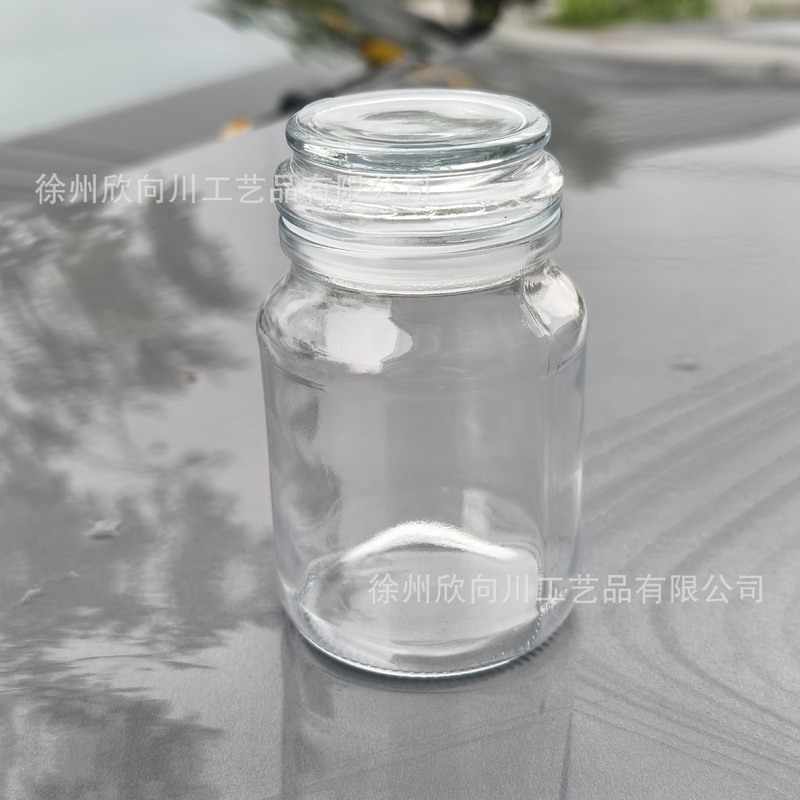 Moccona摩可纳咖啡罐400ml透明密封储物罐平顶食品级玻璃咖啡瓶|undefined