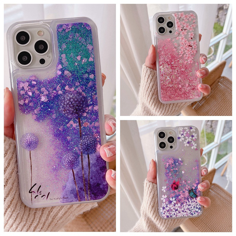 Dandelion Butterfly Phone Case For Iphone 15 Pro Max And 14 Case_voghion.com