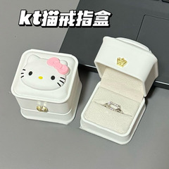 新型キティキャットdiyリングボックス告白プレゼントプロポーズ告白リングボックスアクセサリーボックス彼女にプレゼント