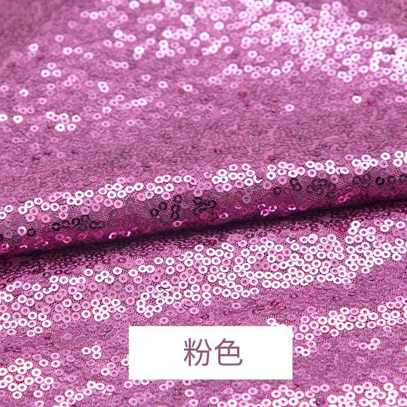 3MM亮片布料面料密网纱乱片婚庆装饰舞台背景布服装面料礼服桌布|undefined