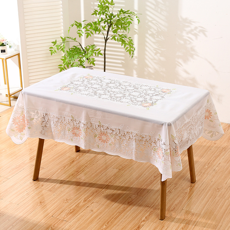 Amazonas pastoral viento rectangular impresión hueco diseño de mesa simple decoración de mesa generosa resistente a altas temperaturas
