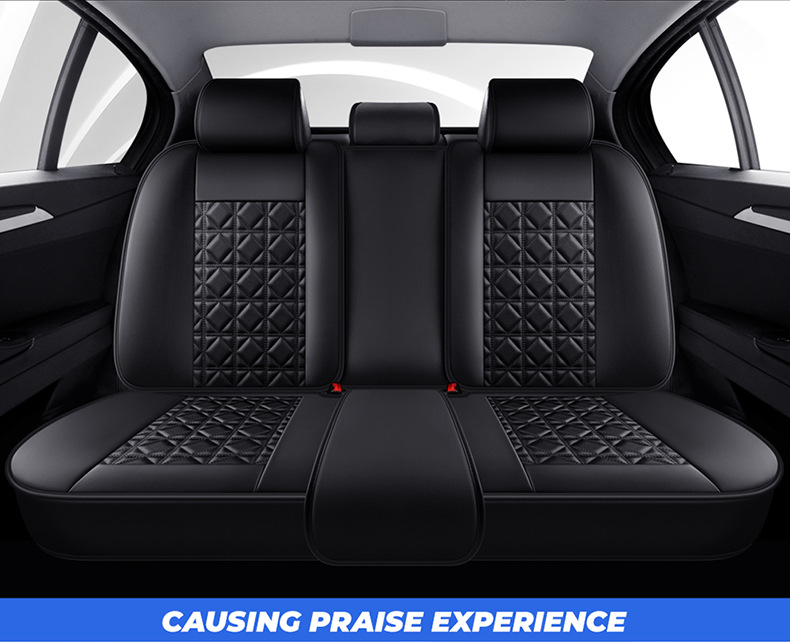 New Car Seat Cushion, Universal for All Seasons, Full Surround Seat Cover, Full Leather Breathable Seat Cover, Summer Car Seat Cover