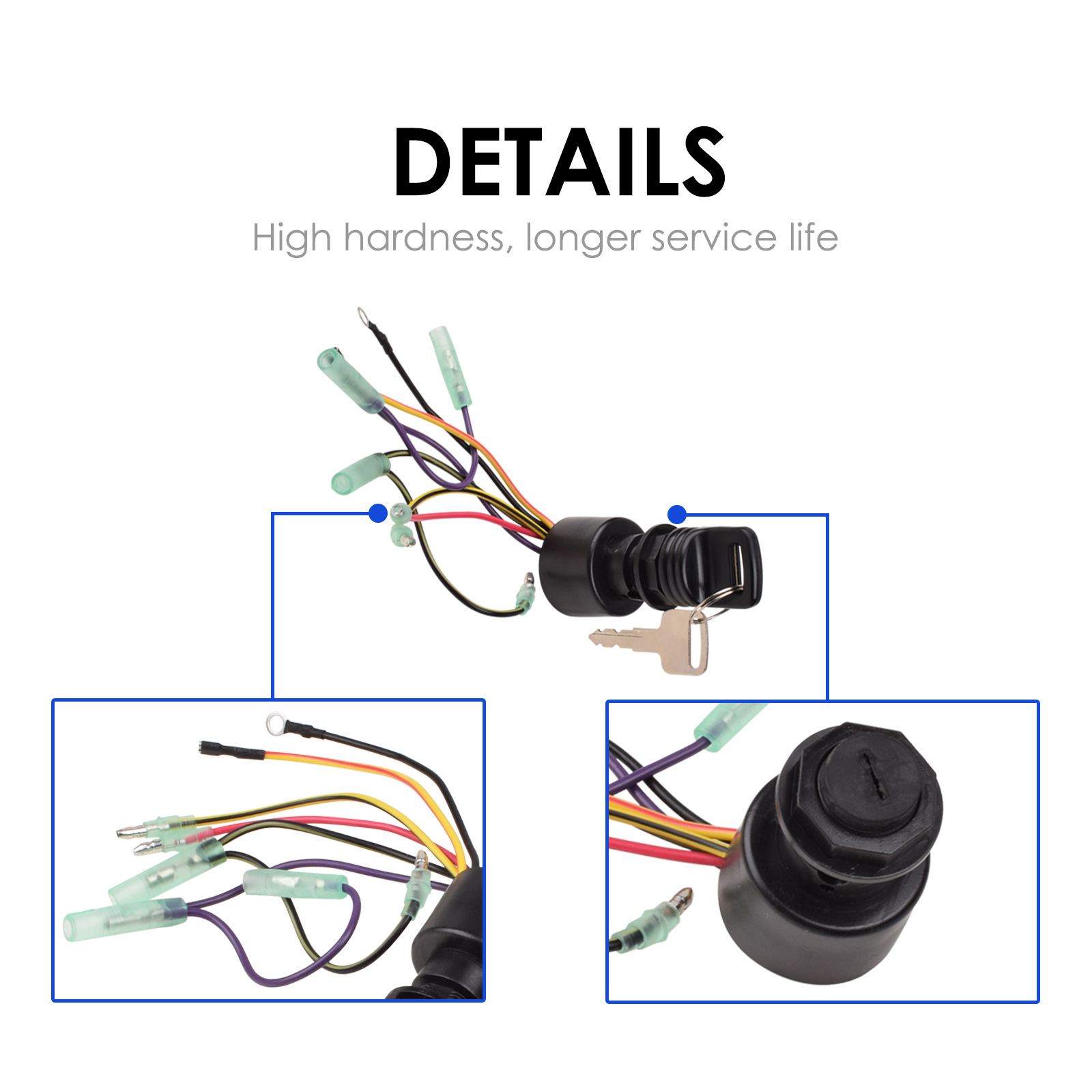 87-17009A5 outboard engine key start switch for yacht mercury outboard motor ignition switch