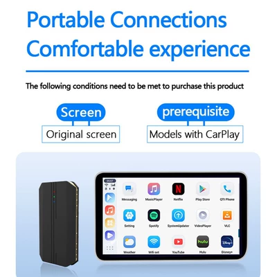 Box Wired to Wireless: Simsiz CarPlay və Android Auto