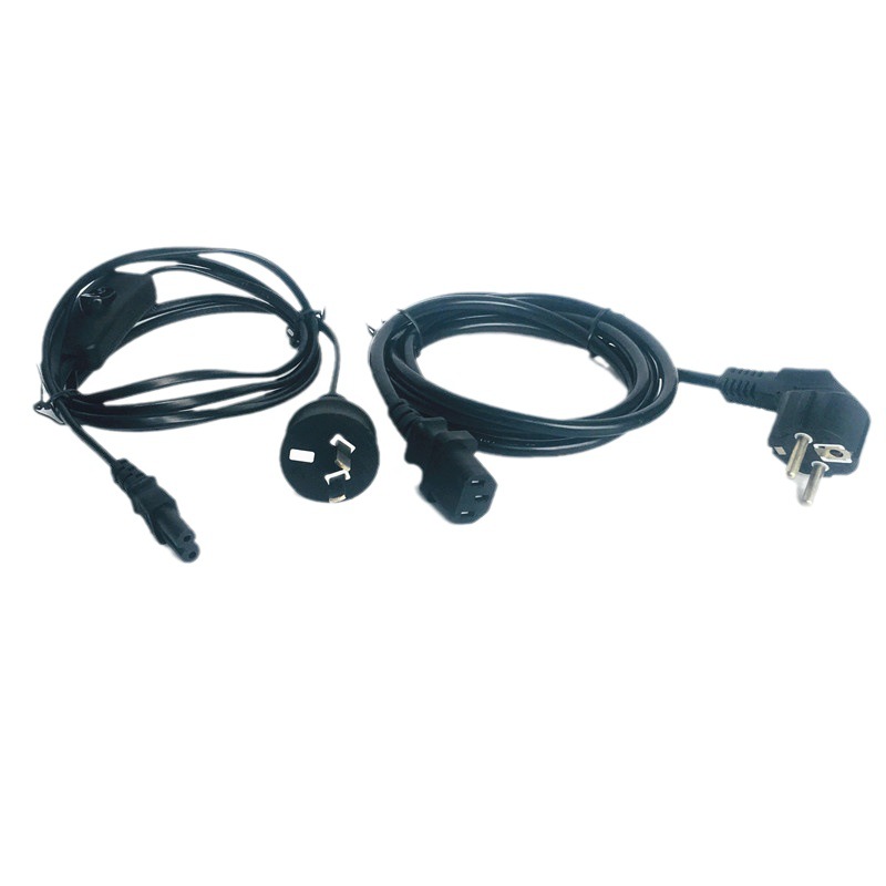 永睿生产PSB-10A三芯国标插头 欧式电源线 VDE插头线 电源线插头