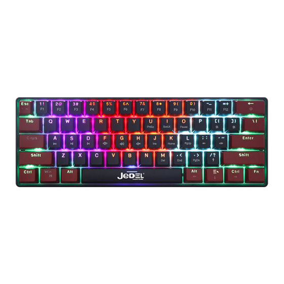 Cross-border 61-key mechanical keyboard green axis wired home office game computer mechanical keyboard e-sports keyboard