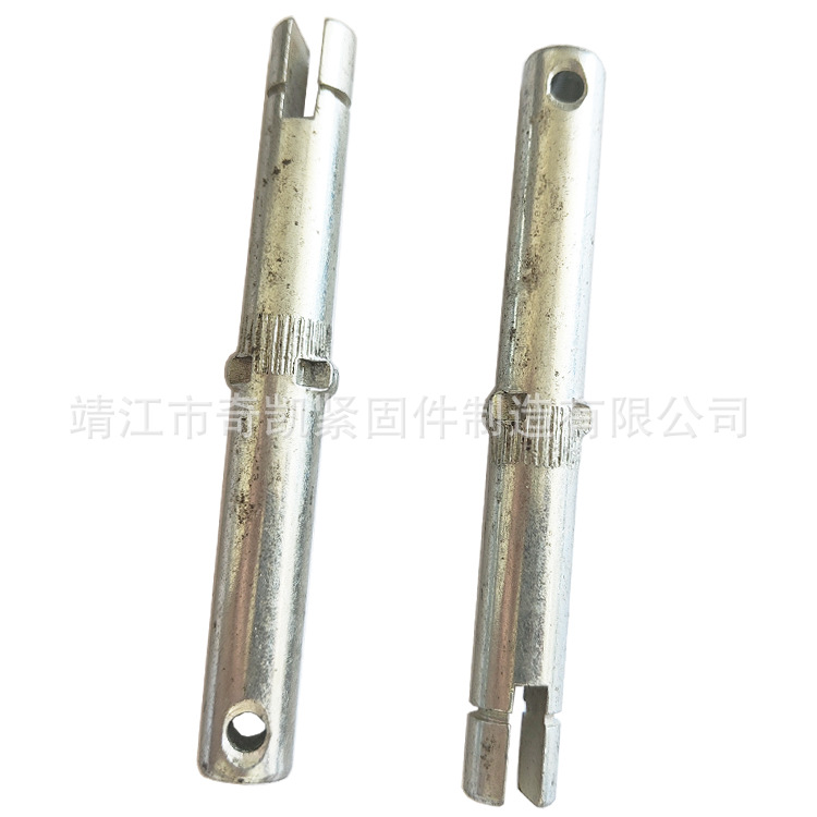 两孔三孔齿轮专用中心轴电机齿轮轴手动液压车配件