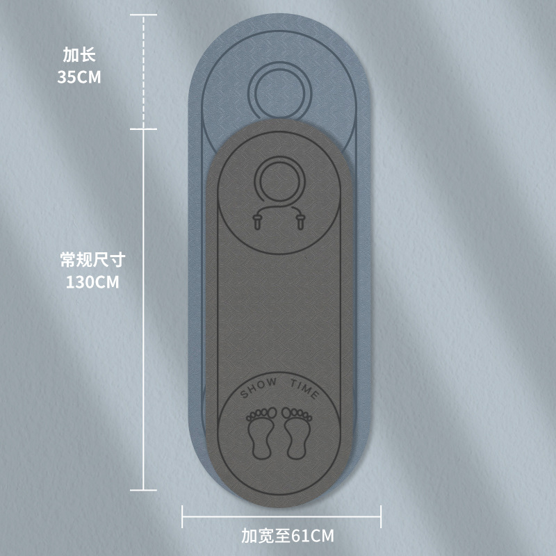 La almohadilla de cuerda para saltar tpe es larga y gruesa, la alfombra de fitness antideslizante, la alfombra insonorizada, la fuente de la alfombra de baile para el hogar, la fábrica al por mayor