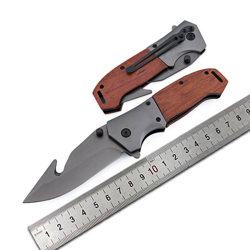 户外折刀 高硬度折叠刀野营战术刀随身刀多功能野营求生防身小刀