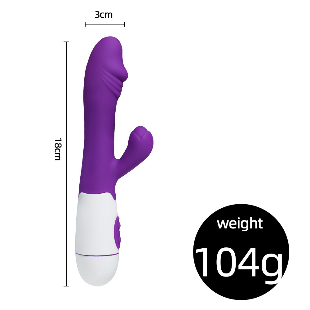 Jiuai G-Spot Vibrator for Women, Silicone Rechargeable Strong Vibration Adult Toy, Rose Red — detail image 18