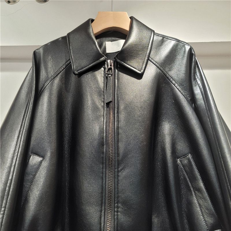 Corea del Sur con solapa mujer 2026 primavera nueva chaqueta corta con cremallera chaqueta de motocicleta cool chaqueta corta image 4