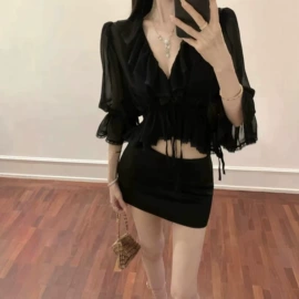 连衣裙;吊带背心;时尚休闲套装