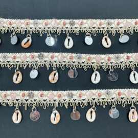 纯手工缝制贝壳亮片钉珠民族风织带花边服装辅料家居衣帽配饰批发